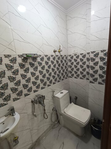 Bathroom in 3.5 BHK Builder Floor at Govindpuri – for Rent