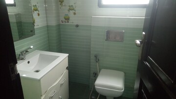 Bathroom in 3 BHK Builder Floor at Sarvapriya Vihar – for Rent