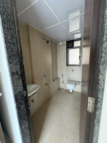 Bathroom in 1 BHK Apartment at Runwal Eirene, Balkum Pada – for Rent