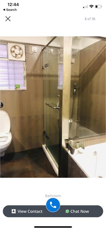 Bathroom in 3 BHK Apartment at Gera Trinity Towers, Kharadi – for Rent