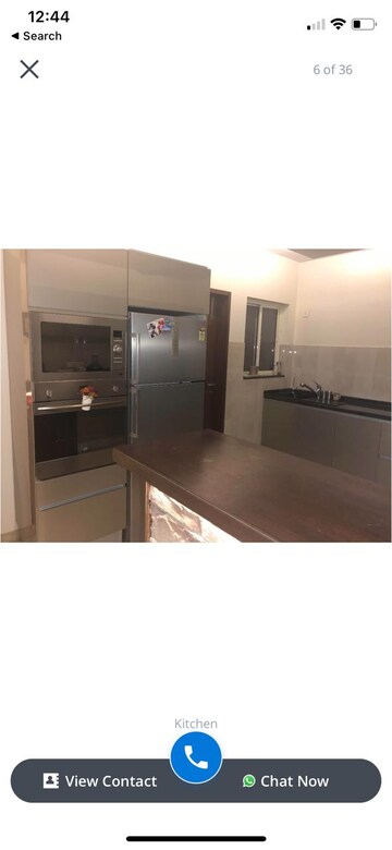 Kitchen in 3 BHK Apartment at Gera Trinity Towers, Kharadi – for Rent