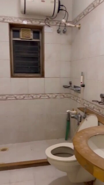 Bathroom in 3 BHK Apartment at Raheja Solitaire, Goregaon West – for Rent