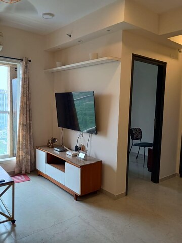 Living Room in 2 BHK Apartment at Dosti West County, Balkum Pada – for Sale