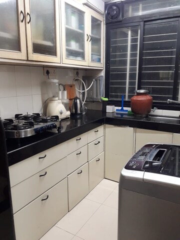Kitchen in 1 BHK Apartment at Vijay Garden, Ghodbunder Road – for Rent