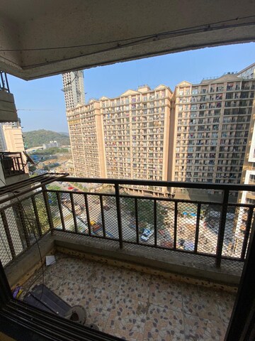 Balcony in 1 BHK Apartment at RR Hill Galaxy, Mira Road – for Sale