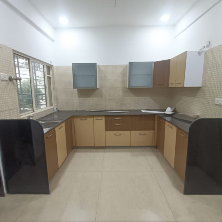 Kitchen, bell-flower 4 Bedroom 2600 Sq.Ft. Apartment In Baner Pune 9127157