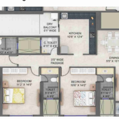 3 BHK Apartment For Sale in Supreme Estia Phase 1