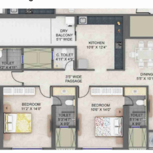 3 BHK Apartment For Sale in Supreme Estia Phase 1, Baner