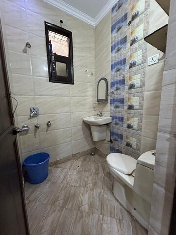 Bathroom in 2 BHK Builder Floor at Uttam Nagar – for Rent