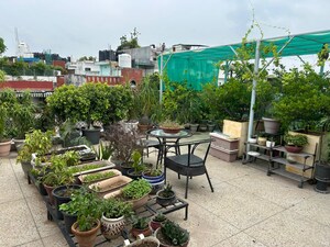 Terrace in 3 BHK Apartment at Panchshil Avant Garde, New Friends Colony – for Sale