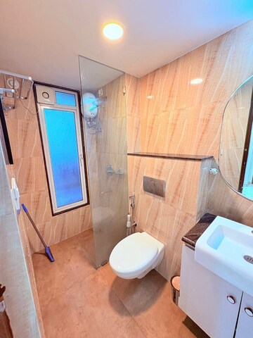 Bathroom in 2 BHK Apartment at Thane West – for Rent