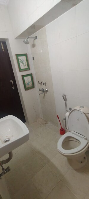 Bathroom in 4 BHK Apartment at Vasant Kunj – for Sale