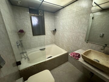Attached Bathroom in 4 BHK Apartment at Gabbana Apartment, Khar West – for Rent