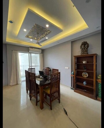 Living Room in 3 BHK Apartment at Crossing Republik, Crossing Republic – for Rent