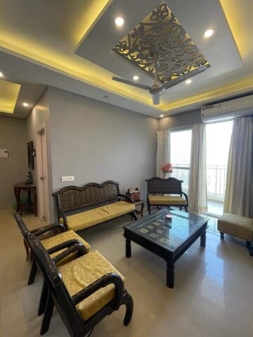 Living Room in 3 BHK Apartment at Crossing Republik, Crossing Republic – for Rent