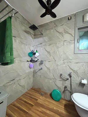 Bathroom in 3 BHK Builder Floor at Sushant Lok Iii – for Sale