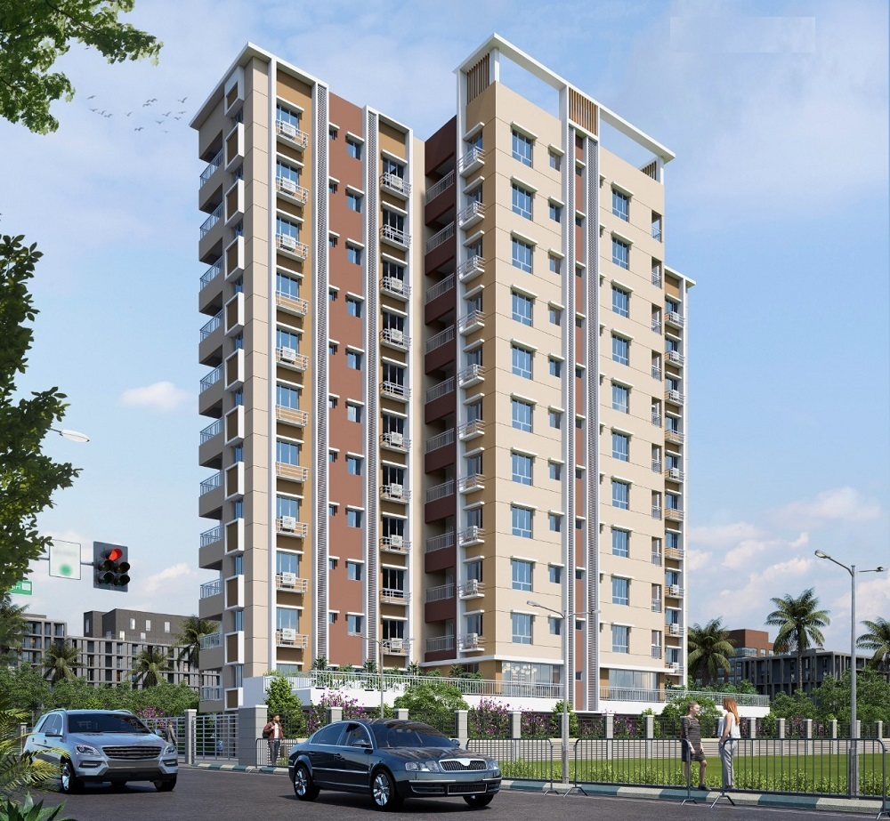 3 BHK + Study Room Apartment For Sale in Red Salute New Town