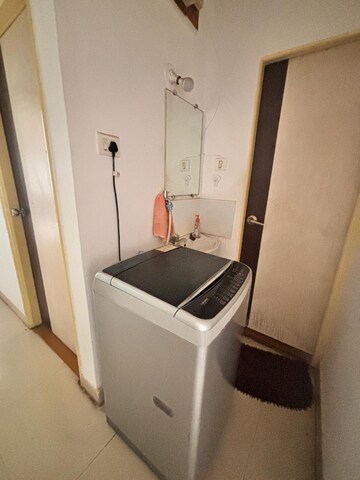 Bathroom in 1 BHK Apartment at Kumar Periwinkle, Kharadi – for Rent
