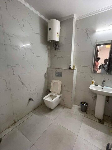 Bathroom in 1 BHK Builder Floor at Saket – for Rent
