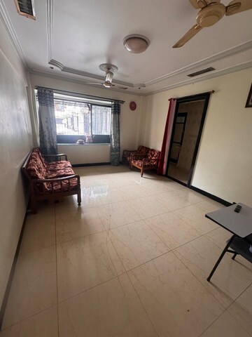 Living Room in 1 BHK Apartment at Shree Ganesh CHS Nerul, Nerul – for Sale