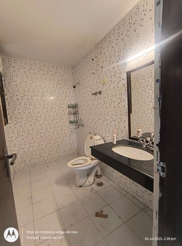 Bathroom in 3 BHK Builder Floor at Sector 46 – for Rent