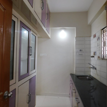 Kitchen in 2 BHK Builder Floor at Kondapur – for Rent