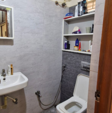 Bathroom in 2 BHK Builder Floor at Kondapur – for Rent