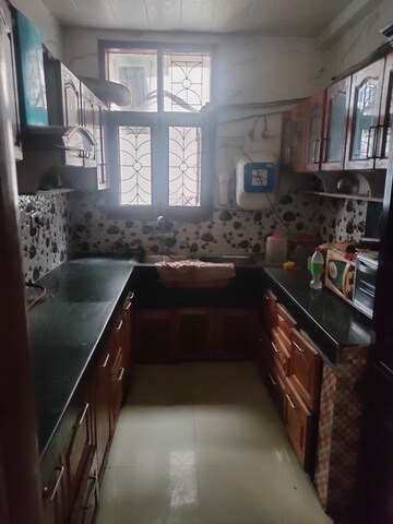 Kitchen in 3 BHK Apartment at Sandwoods Spangle Heights, Dhakoli – for Rent