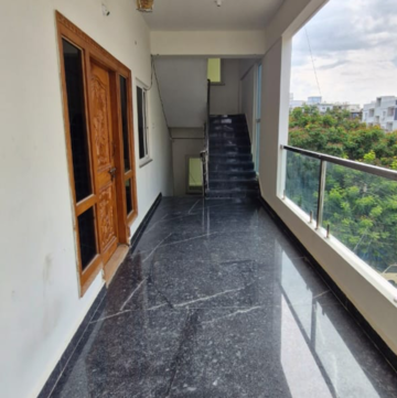 Balcony in 3 BHK Builder Floor at Kondapur – for Rent