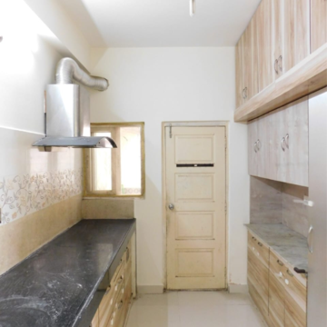 Kitchen in 2 BHK Builder Floor at Kondapur – for Rent