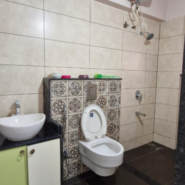 Bathroom in 3 BHK Builder Floor at Kondapur – for Rent