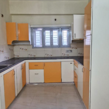 Kitchen in 3 BHK Builder Floor at Kondapur – for Rent