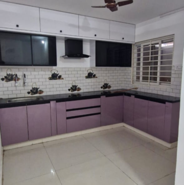 Kitchen in 3 BHK Builder Floor at Kondapur – for Rent