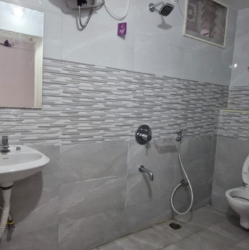Bathroom in 3 BHK Builder Floor at Kondapur – for Rent