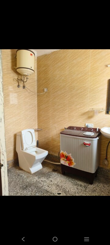 Bathroom in 1 BHK Builder Floor at Saket – for Rent