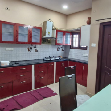 Kitchen in 2 BHK Builder Floor at Kondapur – for Rent