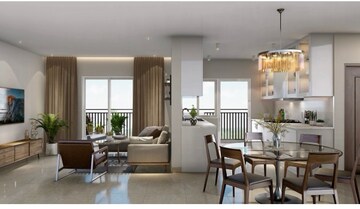Living Room in 3 BHK Apartment at Shriram The Poem, Jalahalli – for Sale