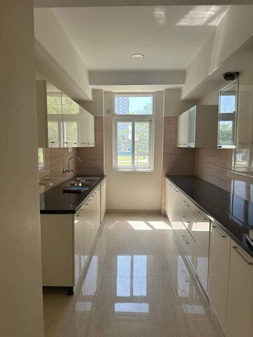 Kitchen in 3.5 BHK Apartment at Omaxe New Chandigarh, North Mullanpur – for Rent