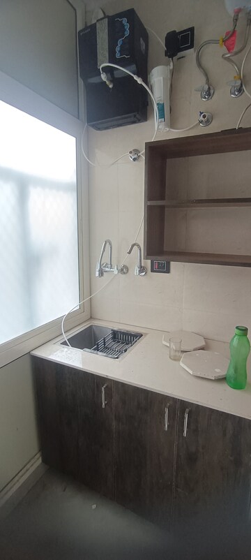 Kitchen in 1 RK Builder Floor at Ashok Nagar – for Rent