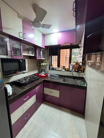 Kitchen in 1 BHK Apartment at Vigyan CHS, Vashi Sector 17 – for Rent