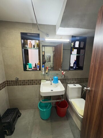 Attached Bathroom in 1 BHK Apartment at Vigyan CHS, Vashi Sector 17 – for Rent
