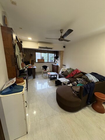 Living Room in 1 BHK Apartment at Vigyan CHS, Vashi Sector 17 – for Rent
