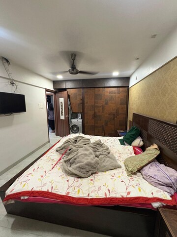 Bedroom in 1 BHK Apartment at Vigyan CHS, Vashi Sector 17 – for Rent