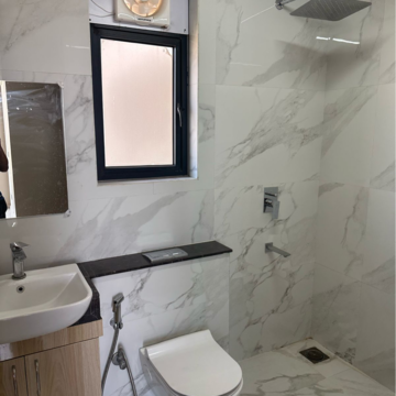 Bathroom in 3 BHK Apartment at Conscient Hines Elevate, Sector 59 – for Rent