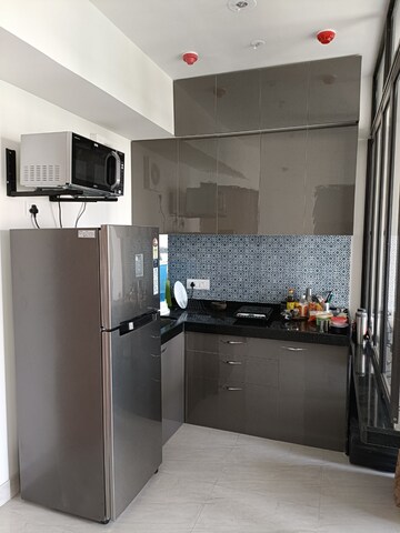 Kitchen in 1 BHK Apartment at Lodha Crown Quality Homes, Majiwada – for Rent