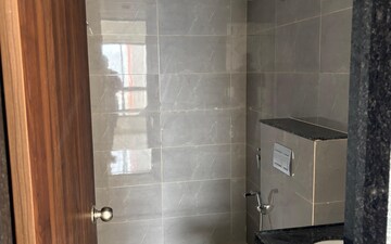 Bathroom in 2 BHK Apartment at Shapoorji Pallonji Sensorium, Hinjewadi – for Rent