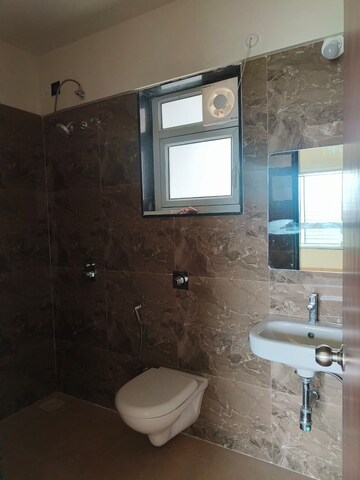 Bathroom in 3 BHK Apartment at VTP Beaumonde, Kharadi – for Rent