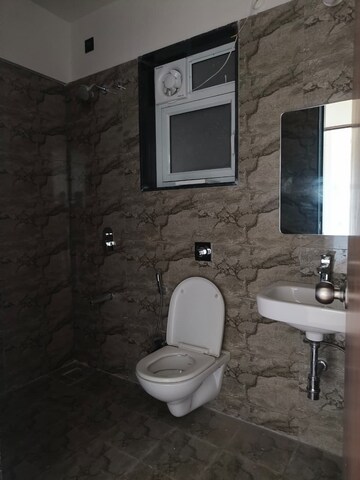 Bathroom in 3 BHK Apartment at VTP Beaumonde, Kharadi – for Rent