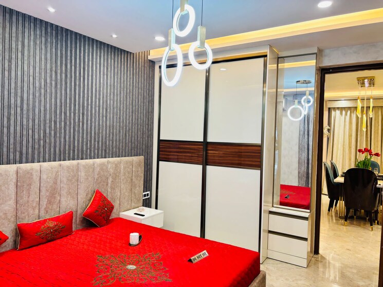 Kitchen, trishla-city 3 Bedroom 1800 Sq.Ft. Apartment In Patiala Road Zirakpur 9128640