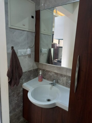 Bathroom in 2 BHK Apartment at Sargam CHS Nanded, Sinhagad Road – for Rent